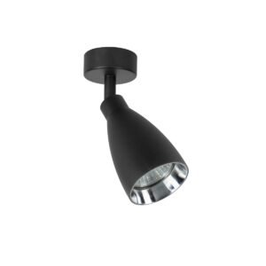 Campana 1 spot czarny1xGU10 Light Prestige