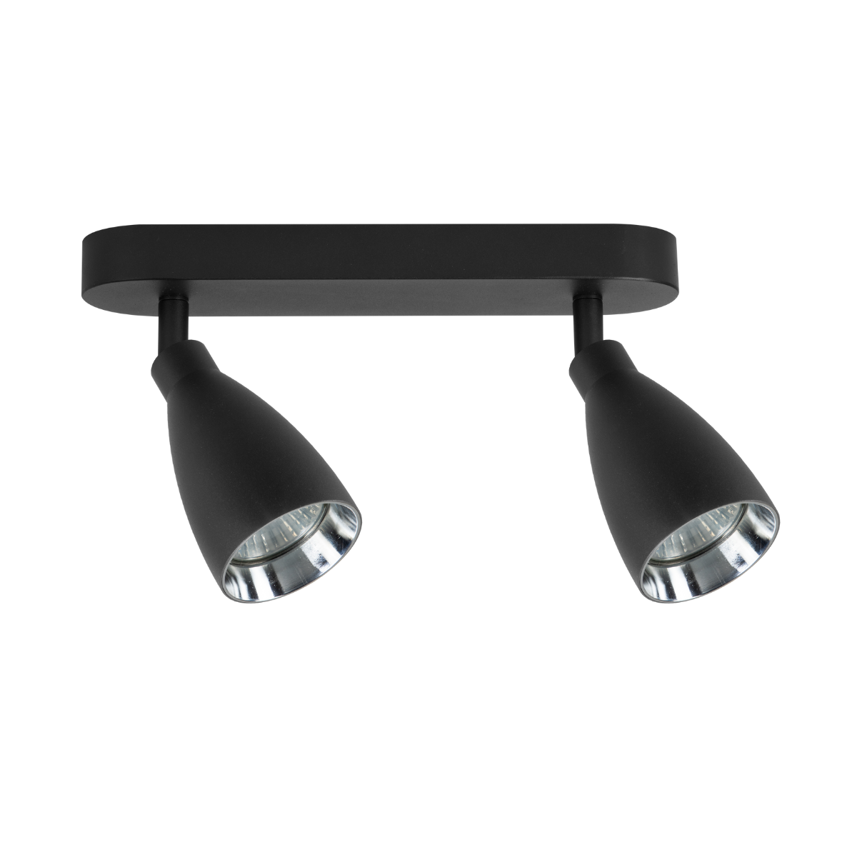 Campana 2 spot czarny 2xGU10 Light Prestige