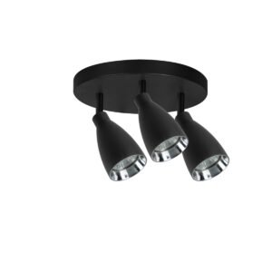 Campana 3 plafon czarny 3xGU10 Light Prestige