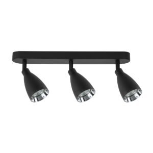 Campana 3 spot czarny 3xGU10 Light Prestige
