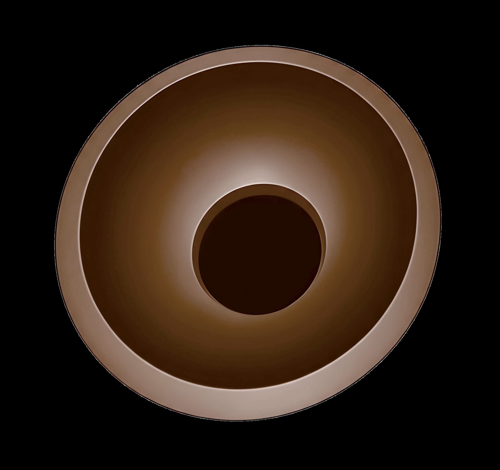 Plafon COCO 60 cm coffee LED Light Prestige