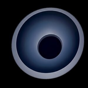 Plafon COCO 60 cm niebieski LED Light Prestige