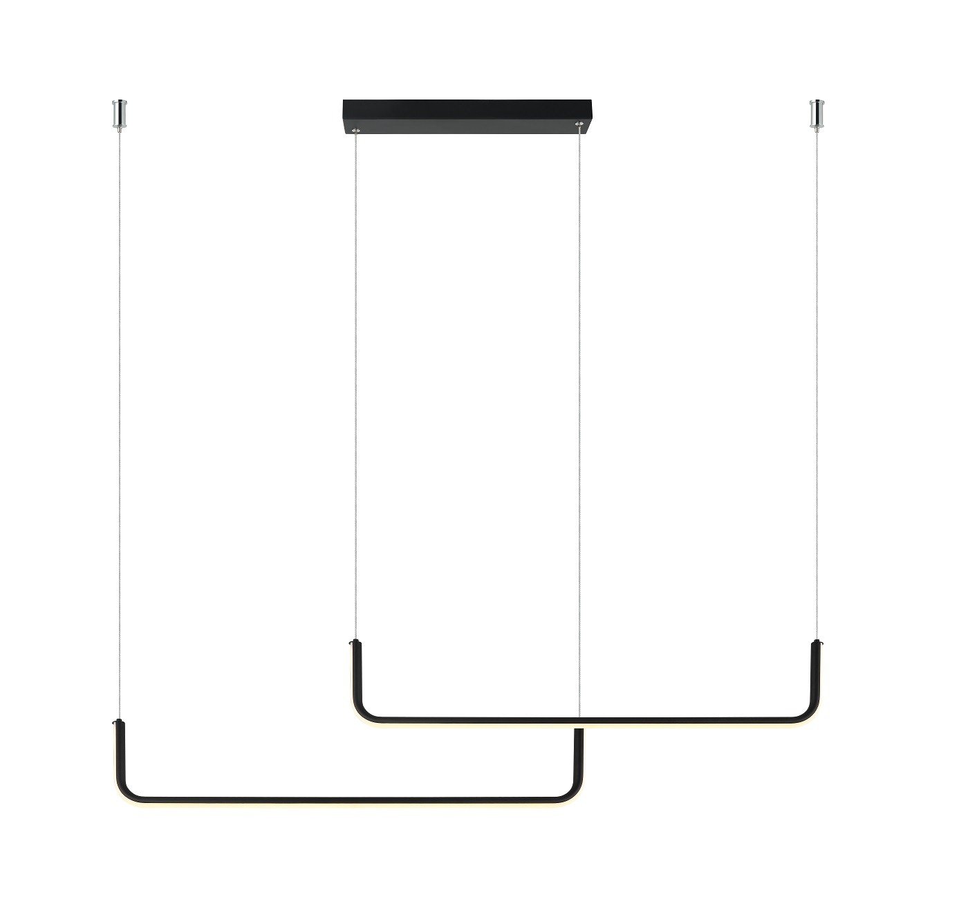 Lampa wisząca Malawi Basic czarna LED CCT Light Prestige