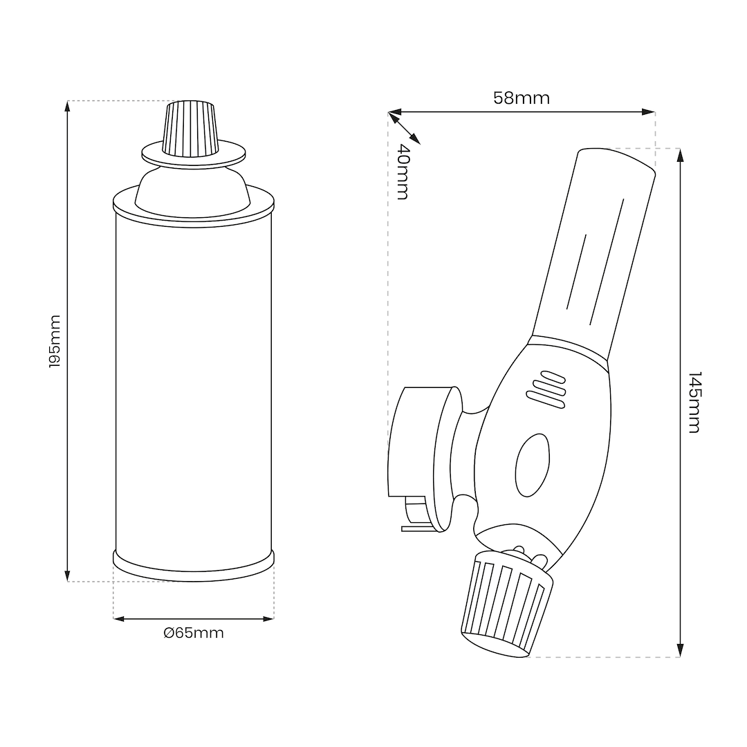 Palnik Czarny Zestaw Milagro - obrazek 6