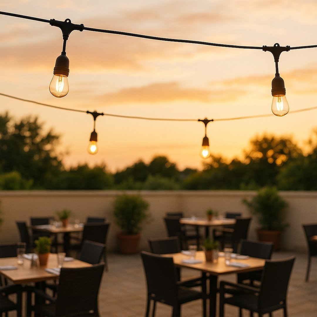 Girlanda zewnętrzna Summer Time 6,6m S14 Filament 2200K 36V 10xE27 IP44 Milagro - obrazek 3