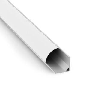 Profil LED kątowy NR zestaw z kloszem mlecznym 2m Milagro