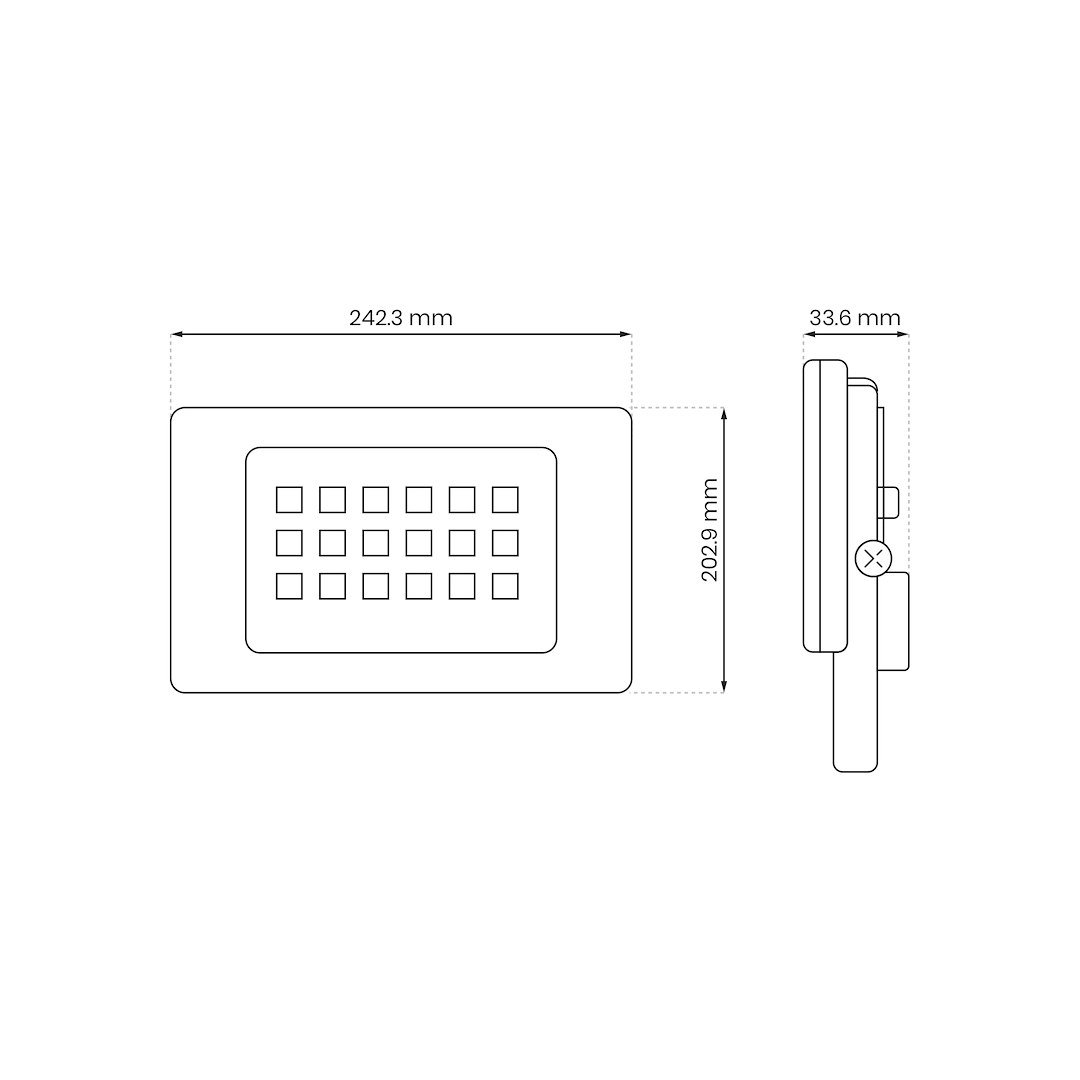 Naświetlacz LED 100W 4000K Milagro - obrazek 5