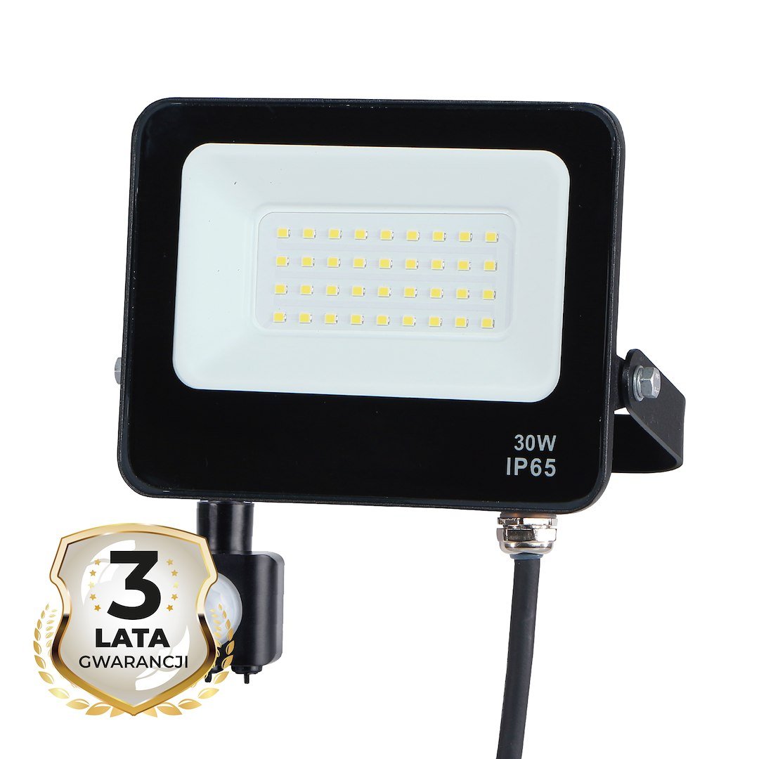 Naświetlacz LED 30W 4000K PIR Milagro