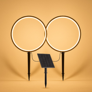 Lampa Solarna Rings 2x1,5W 2x25lm 3000K Milagro