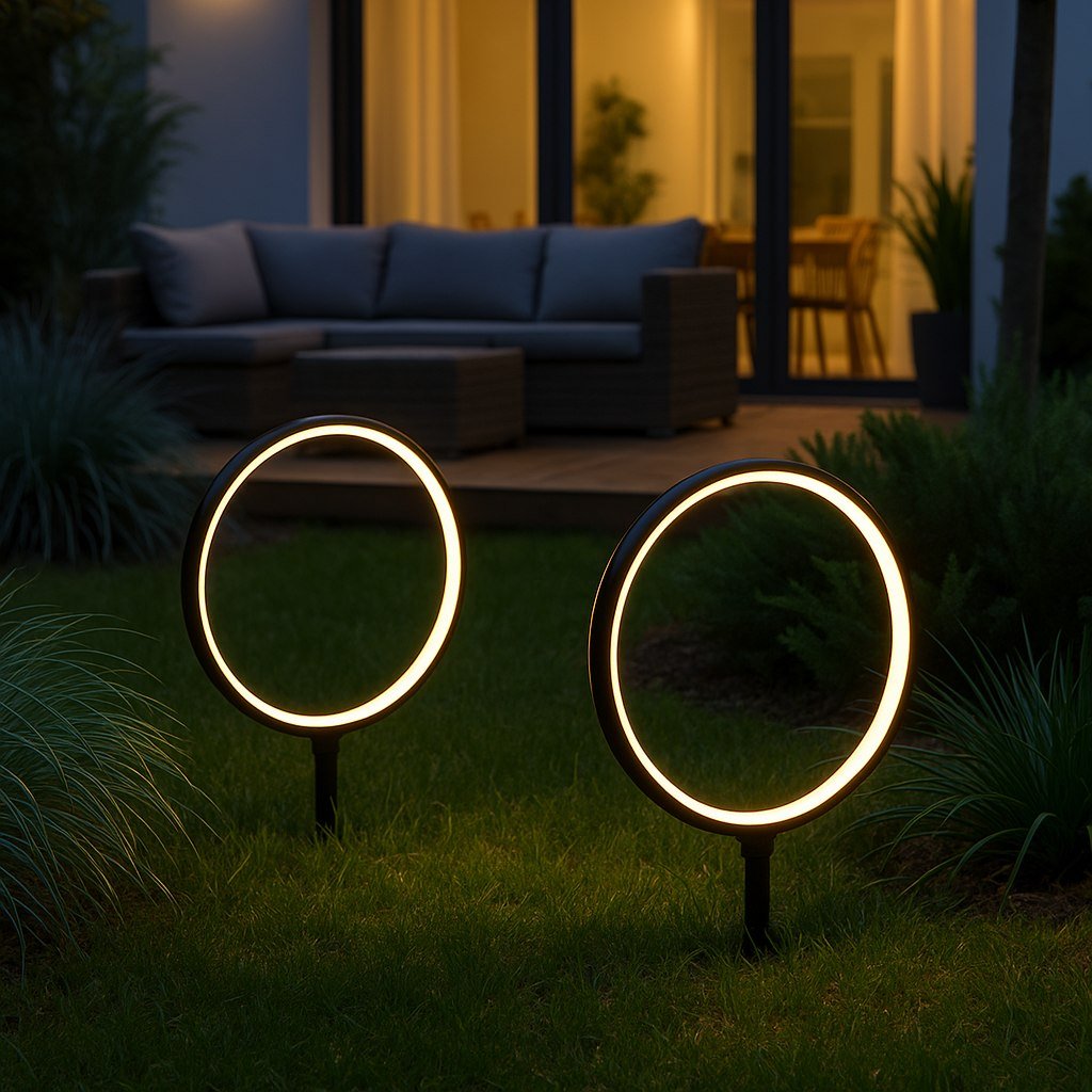 Lampa Solarna Rings 2x1,5W 2x25lm 3000K Milagro - obrazek 2