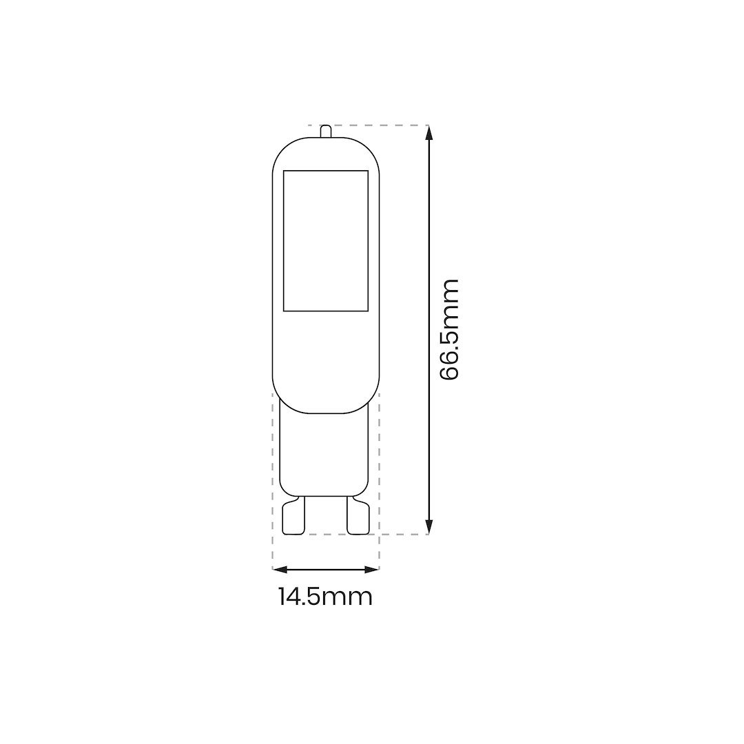 Żarówka COB LED 4W G9 4000K Milagro - obrazek 3