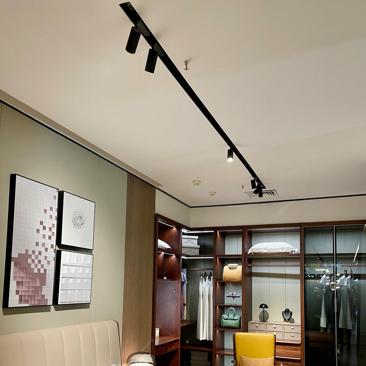 Zestaw oświetlenia szynowego Ice SET 1F czarny 3xGU10 Light Prestige - obrazek 2