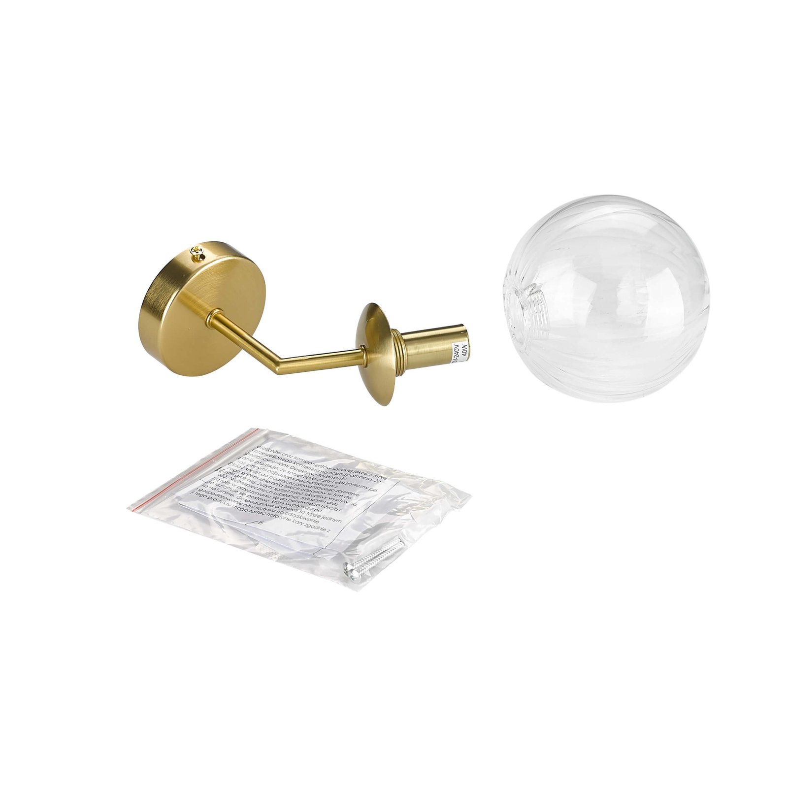 Kinkiet Arette złoty 1xG9 Light Prestige - obrazek 6