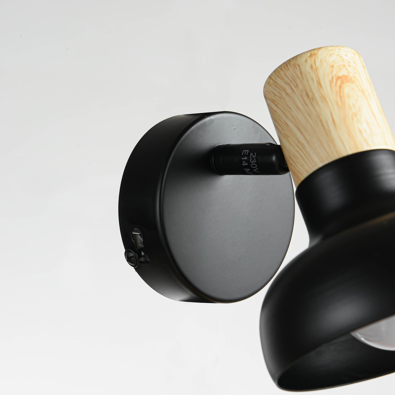 Kinkiet Arezzo czarny 1xE14 Light Prestige - obrazek 9