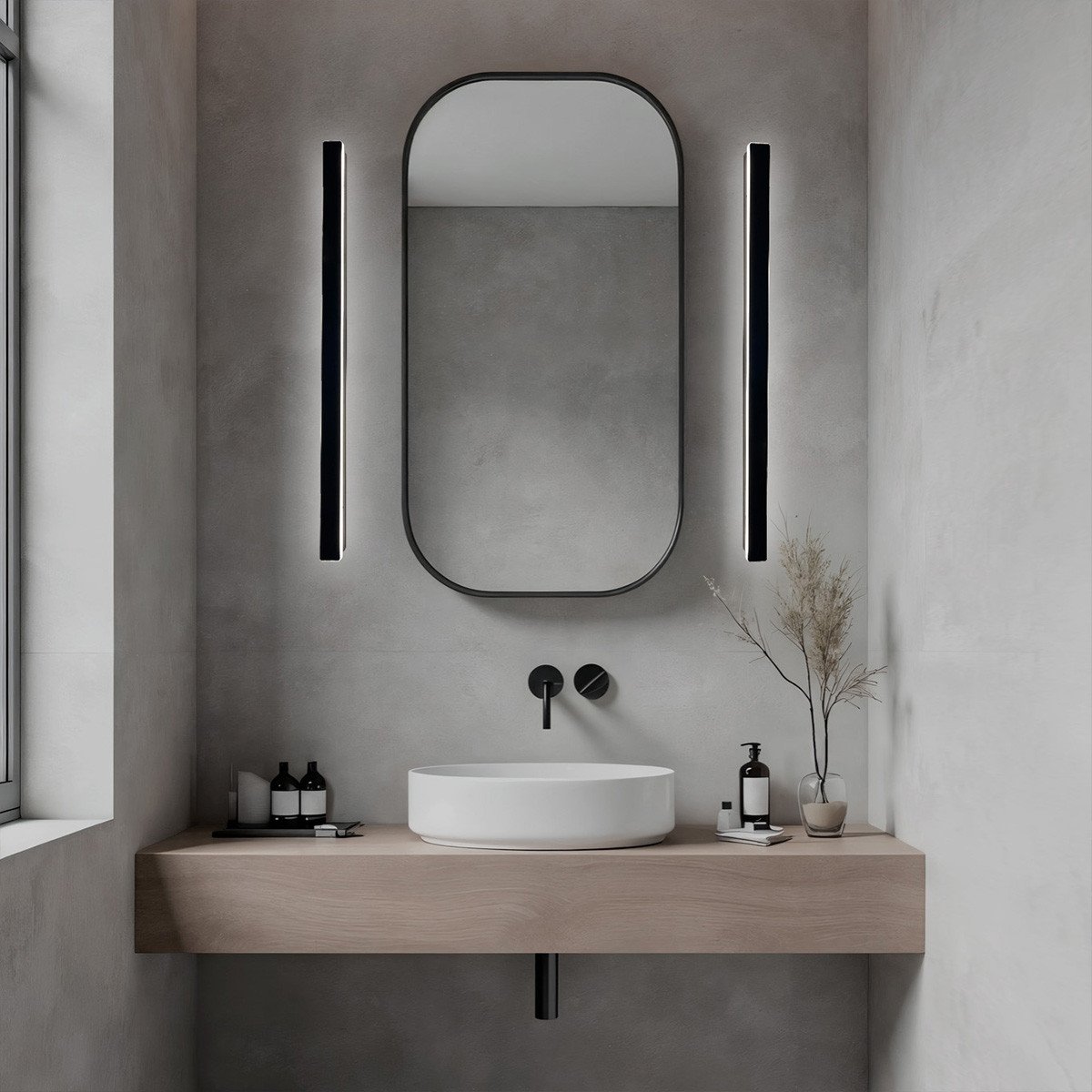 Kinkiet Bodo 60 cm czarny IP54 LED CCT Light Prestige - obrazek 3