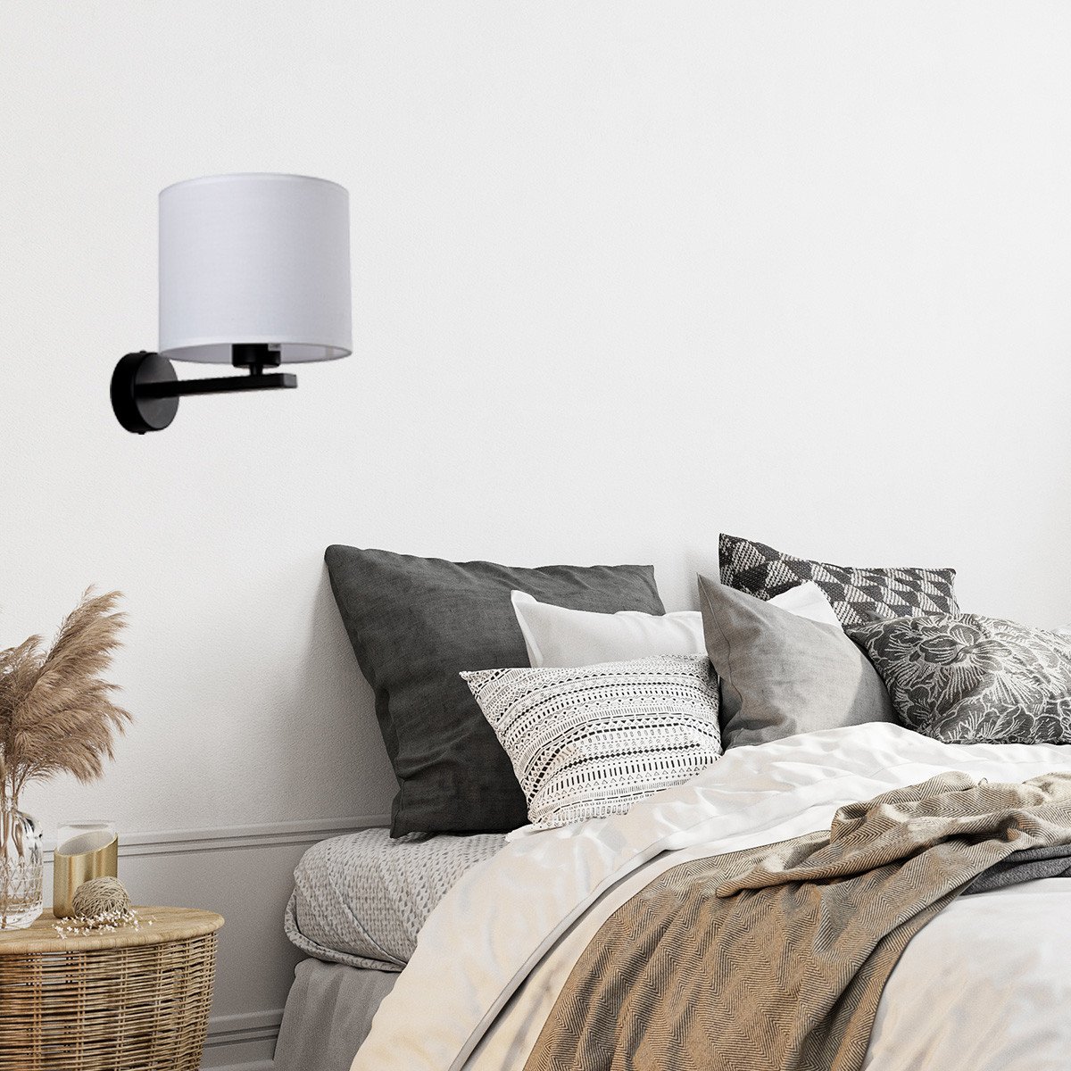 Kinkiet Cecina biały 1xE27 Light Prestige - obrazek 2