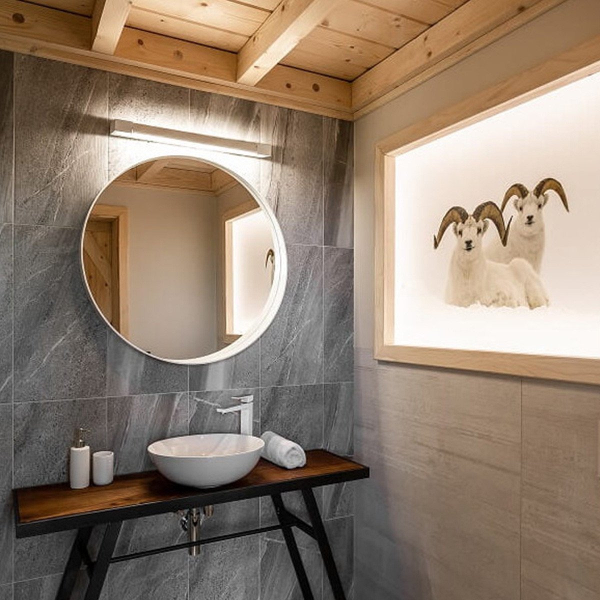 Kinkiet Denver biały IP44 LED 4000K Light Prestige - obrazek 2