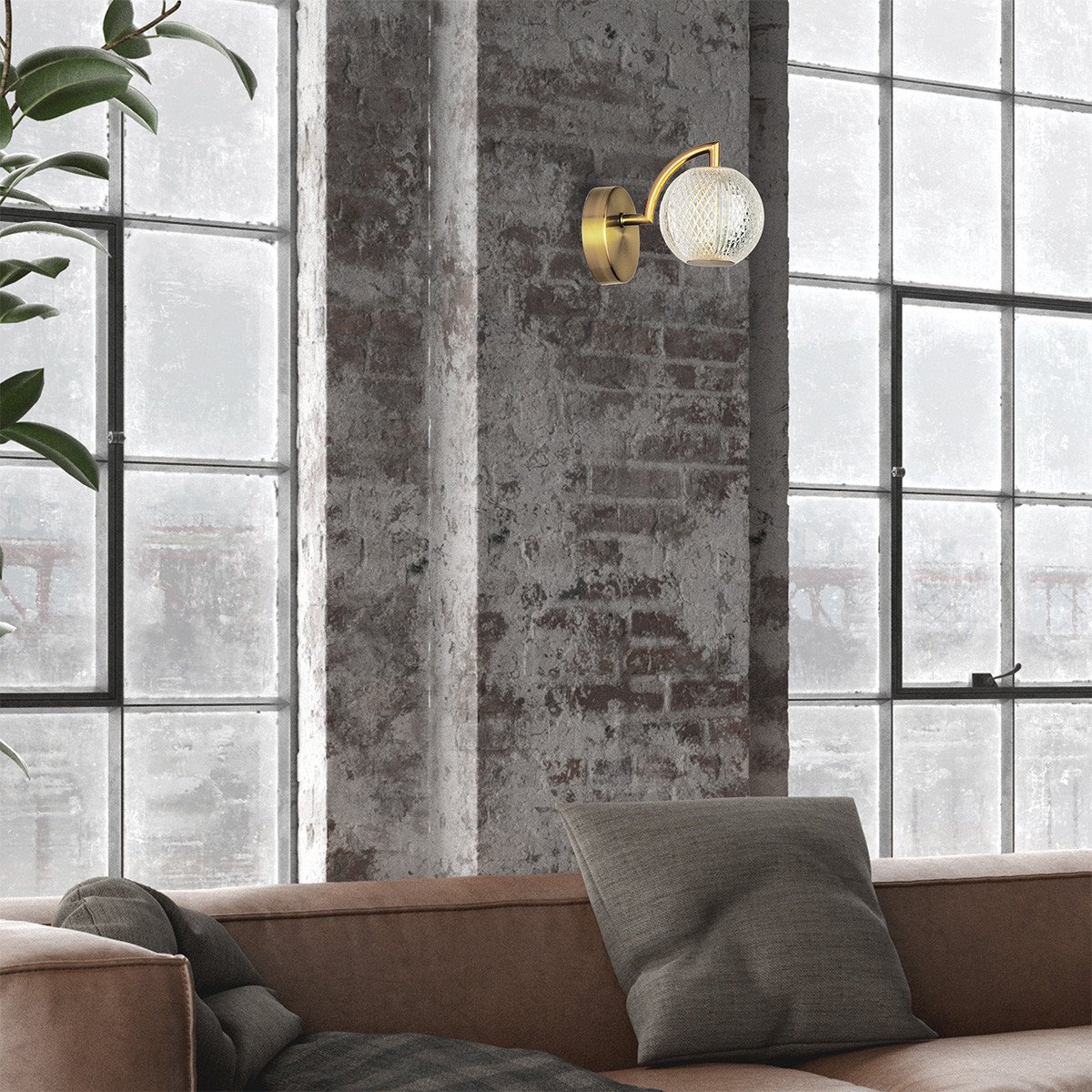 Diamond kinkiet złoty Light Prestige - obrazek 2