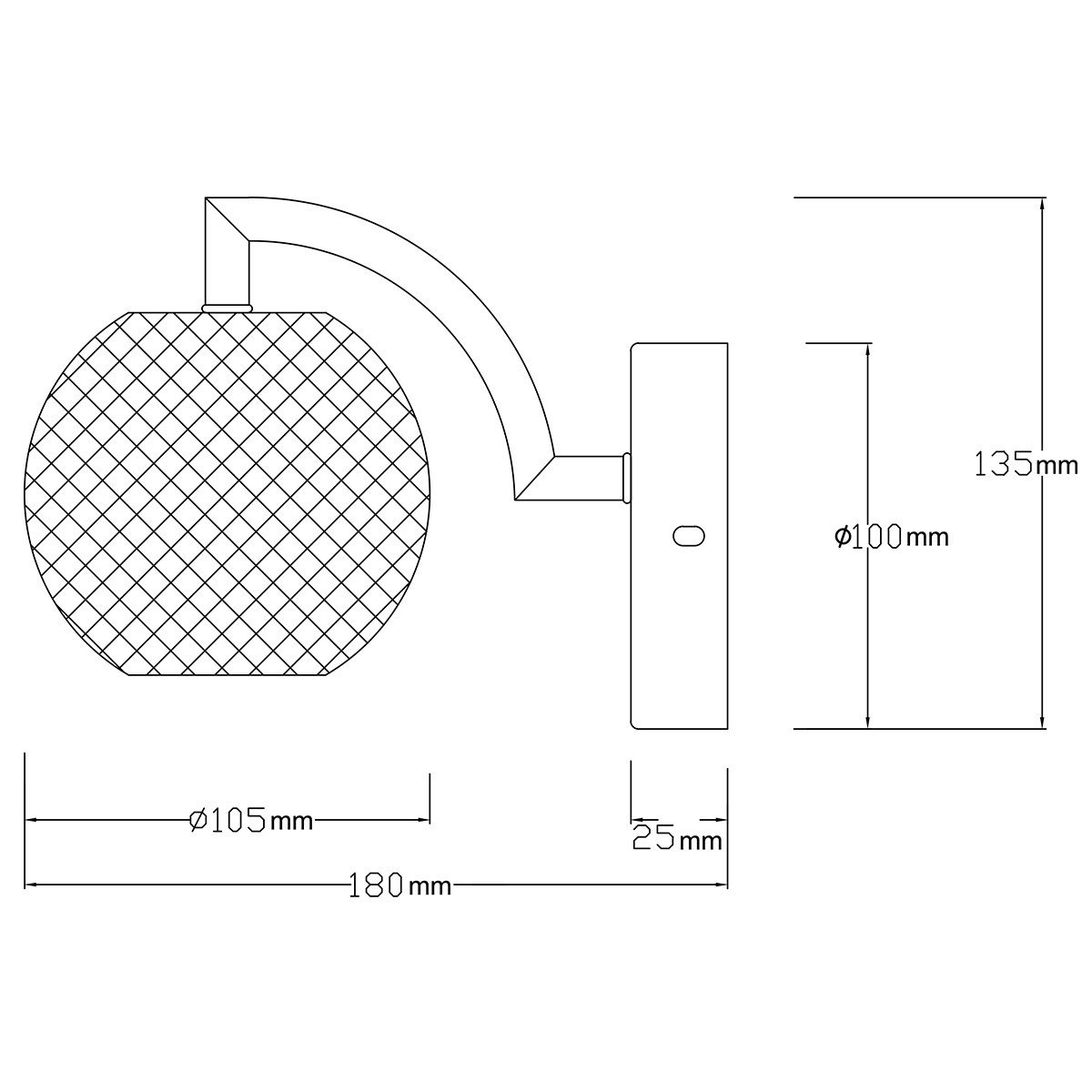 Diamond kinkiet złoty Light Prestige - obrazek 8