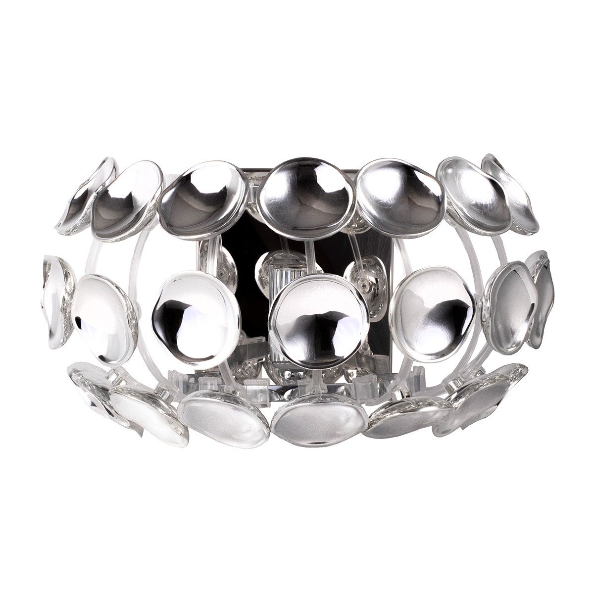 Kinkiet Ferrara srebrny 1xE14 Light Prestige