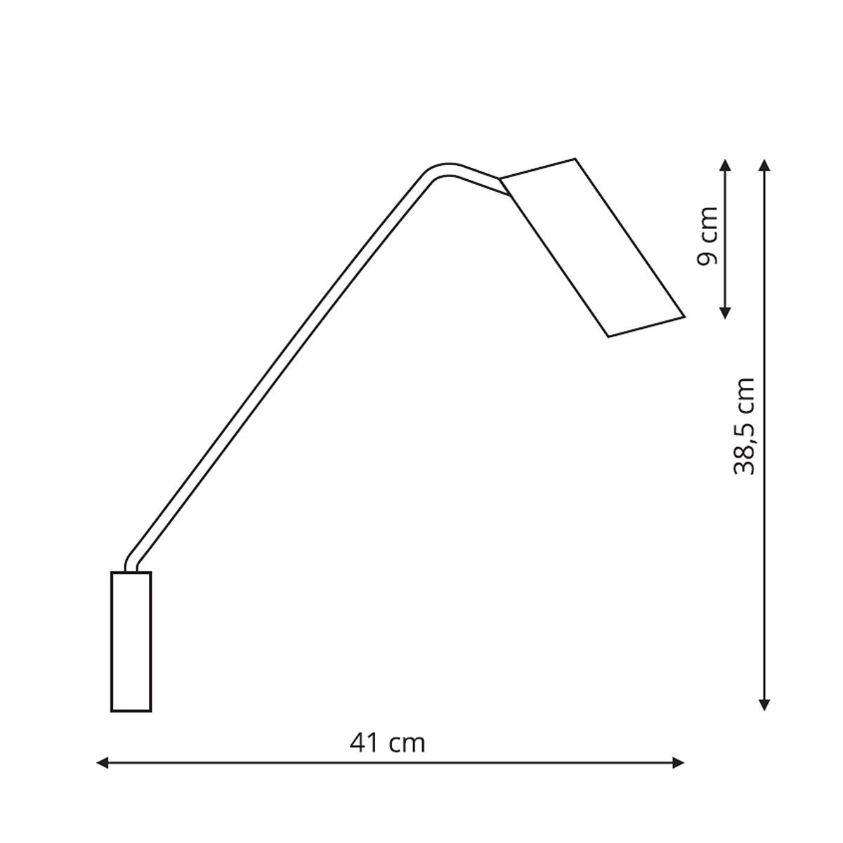 Kinkiet z wysięgnikiem Futuro biały 1xGU10 Light Prestige - obrazek 5