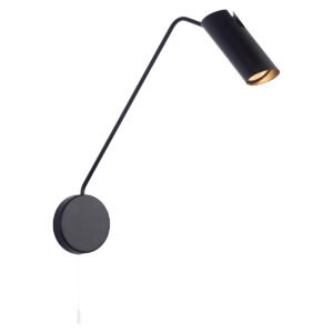 Kinkiet z wysięgnikiem Futuro czarny 1xGU10 Light Prestige