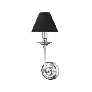 Kinkiet Glamour srebrno - czarny 1xE14 Light Prestige