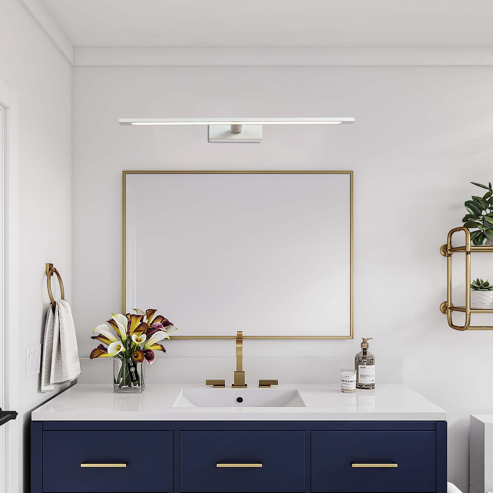 Kinkiet Isla biały 41cm IP44 LED CCT Light Prestige - obrazek 2