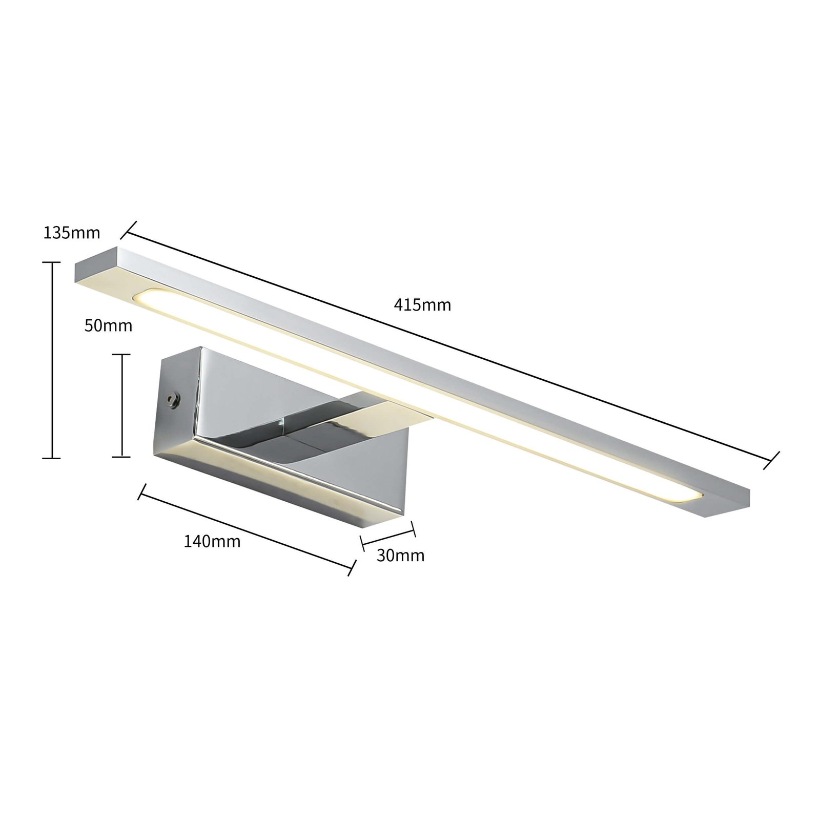 Kinkiet Isla chrom 41cm IP44 LED CCT Light Prestige - obrazek 10