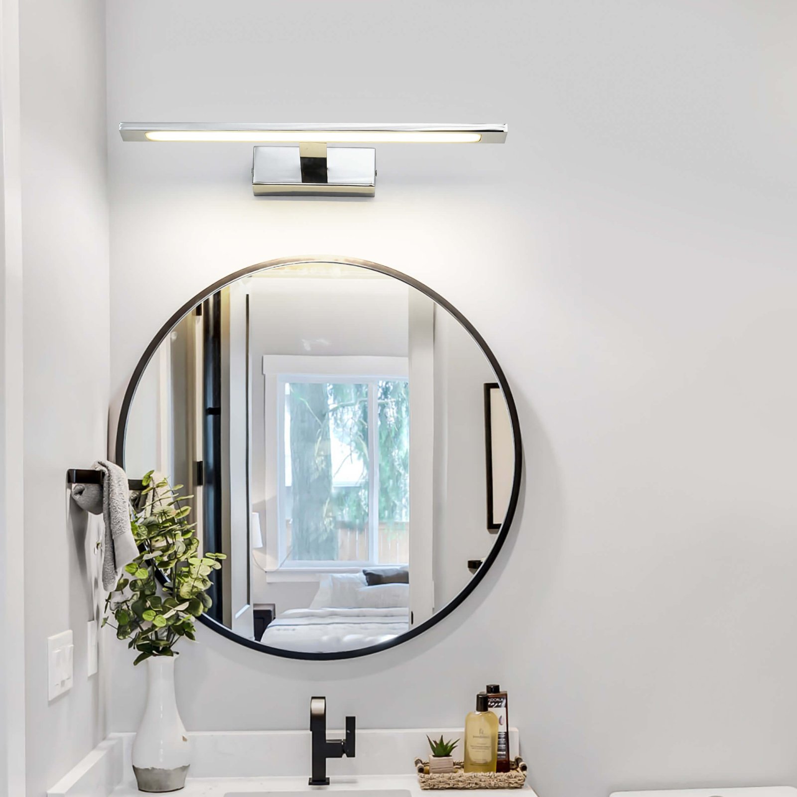 Kinkiet Isla chrom 41cm IP44 LED CCT Light Prestige - obrazek 2