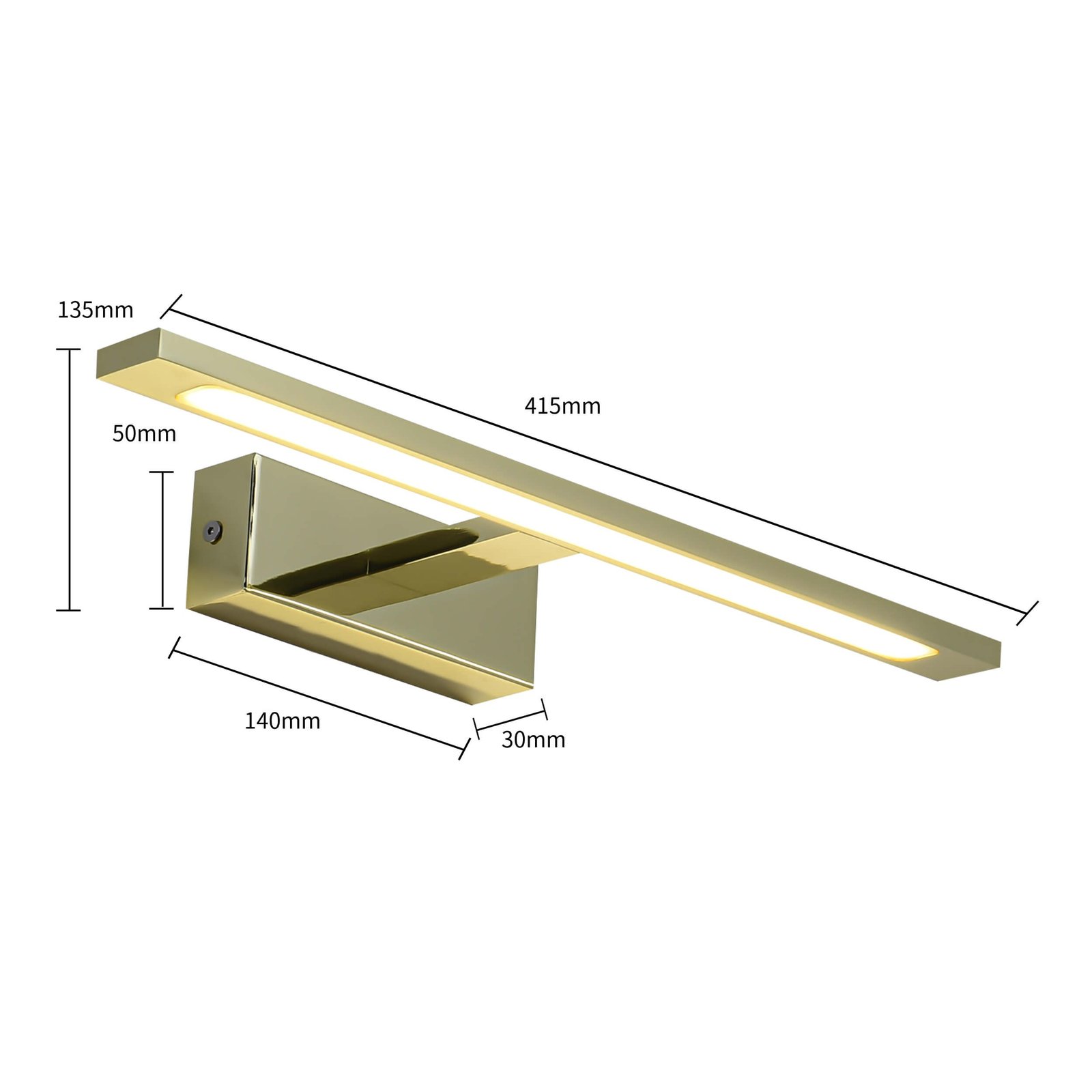 Kinkiet Isla złoty 41cm IP44 LED CCT Light Prestige - obrazek 10