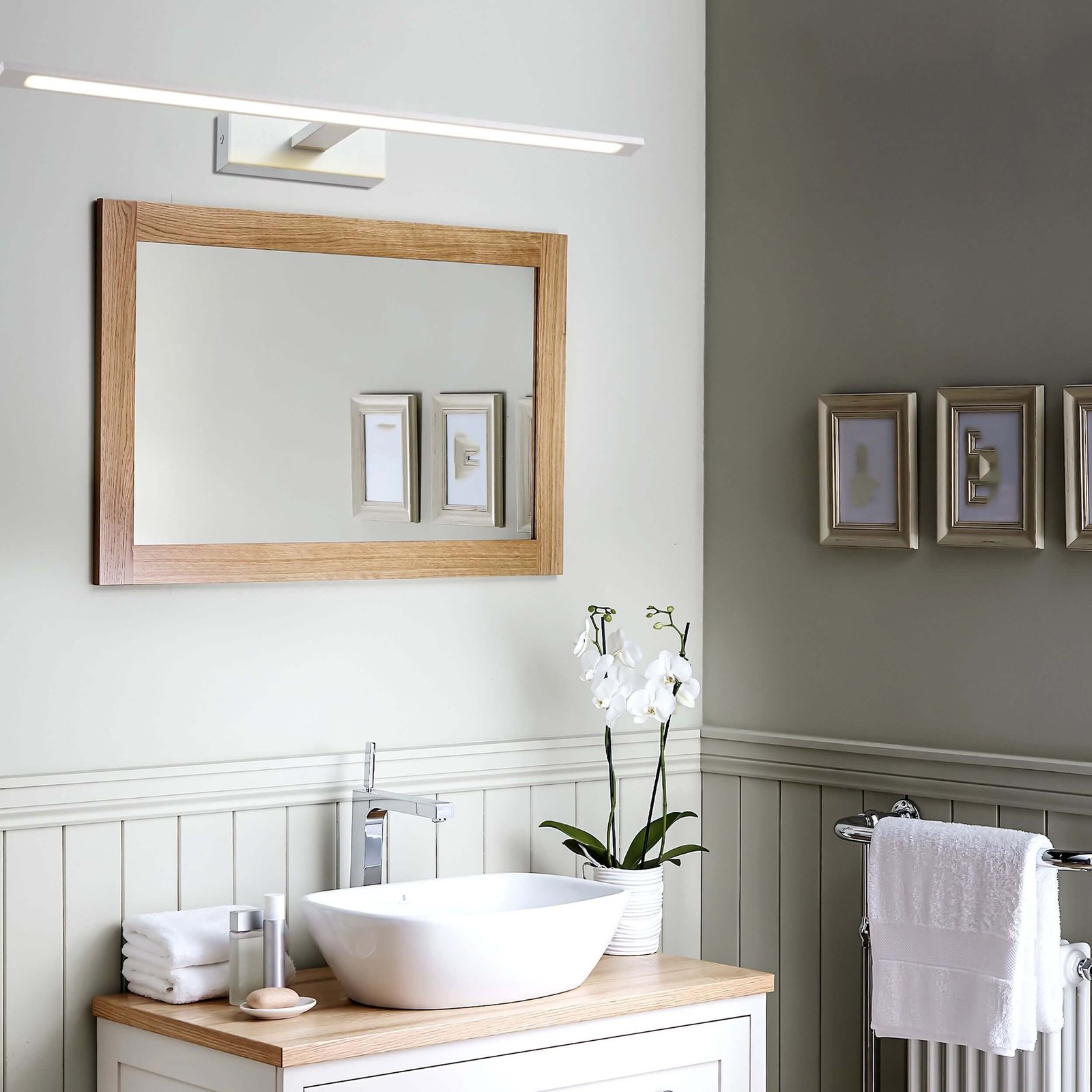 Kinkiet Isla XXL biały 96cm IP44 LED CCT Light Prestige - obrazek 2