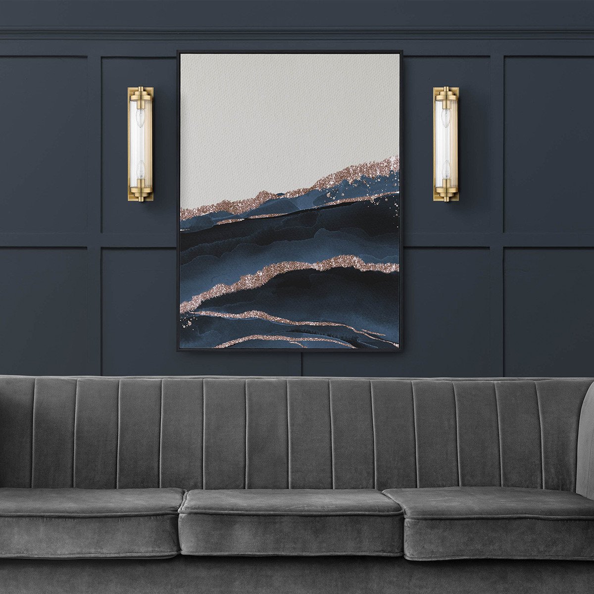 Kinkiet Lorenzo złoty 2xE14 Light Prestige - obrazek 3