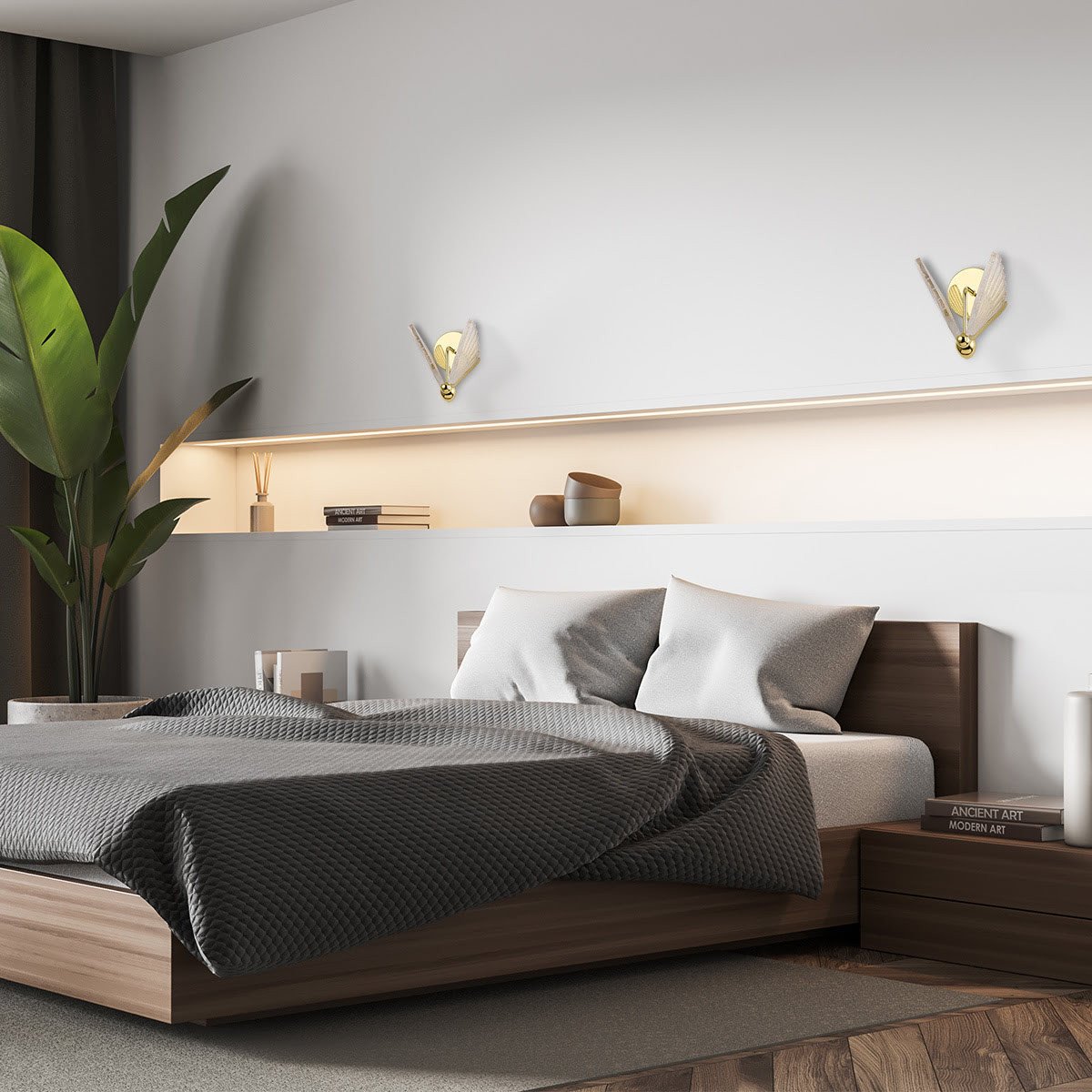 Kinkiet Mariposa złoty LED CCT Light Prestige - obrazek 2