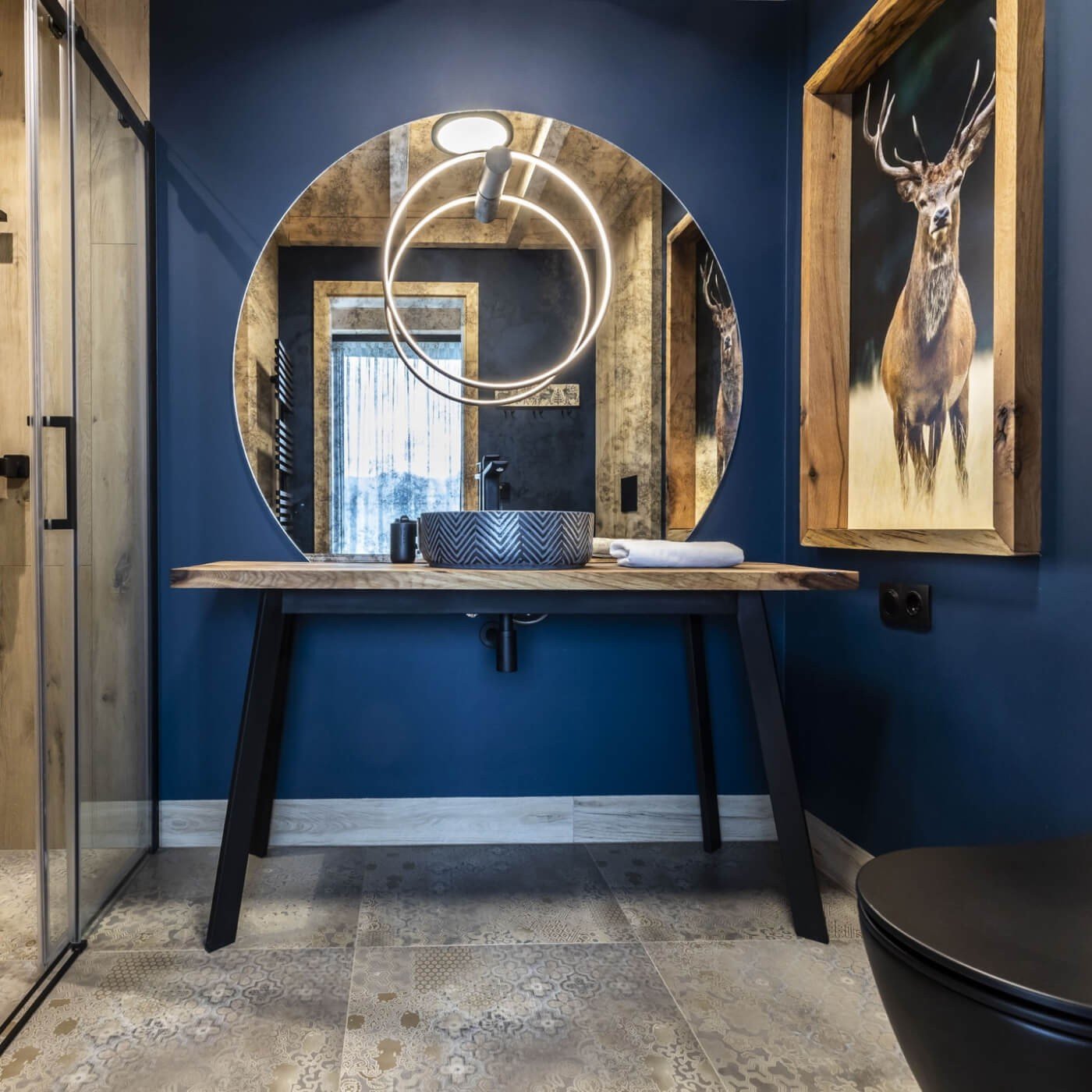 Kinkiet Mirror S czarny LED 3000K Light Prestige - obrazek 4