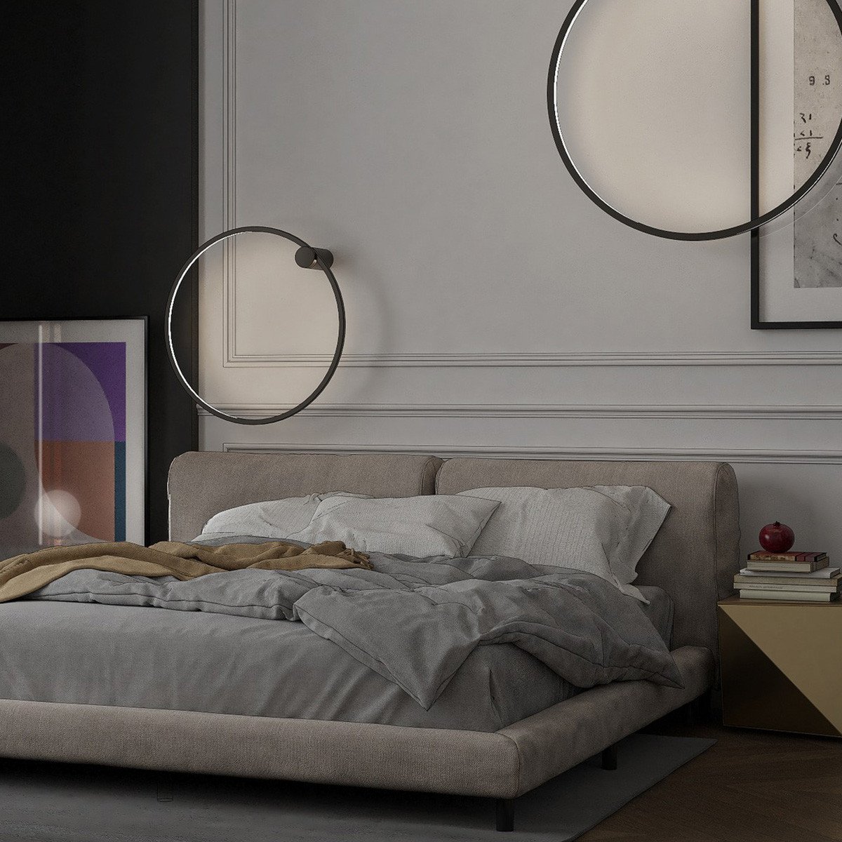 Kinkiet Mirror S czarny LED 3000K Light Prestige - obrazek 6