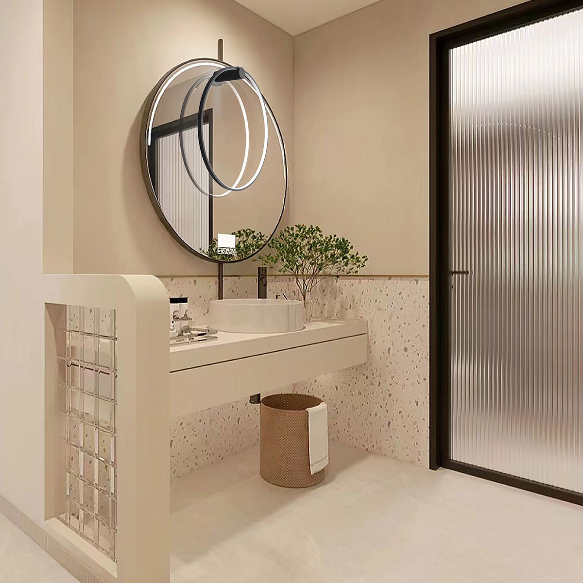 Kinkiet Mirror S czarny LED 3000K Light Prestige - obrazek 17