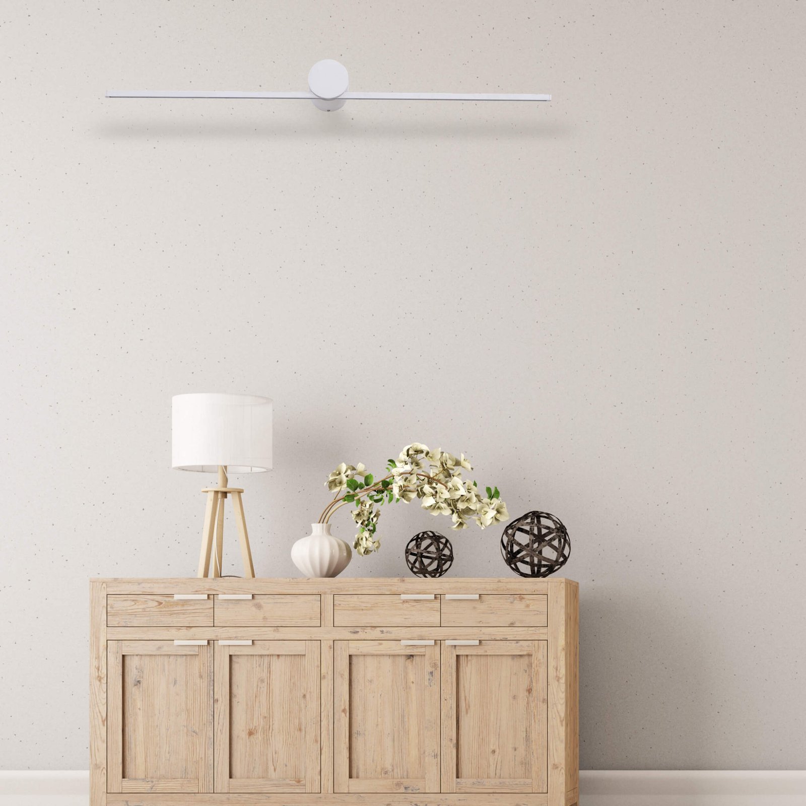 Kinkiet Modern Slim 60 cm biały LED 3000K Light Prestige - obrazek 2