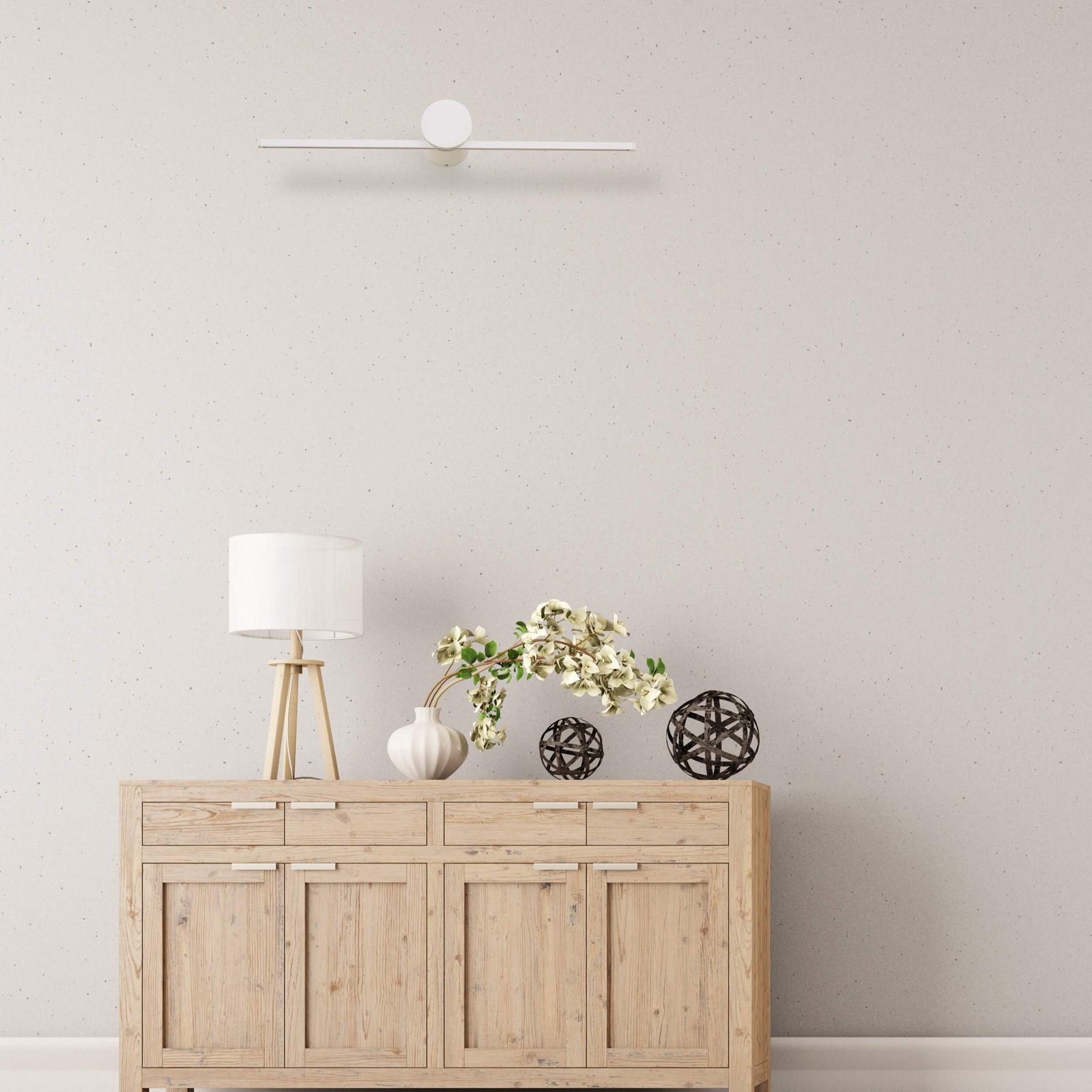 Kinkiet Modern Slim 40 cm biały LED 3000K Light Prestige - obrazek 2