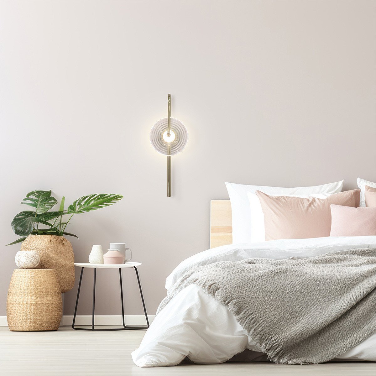 Kinkiet Plato transparentny LED CCT Light Prestige - obrazek 2