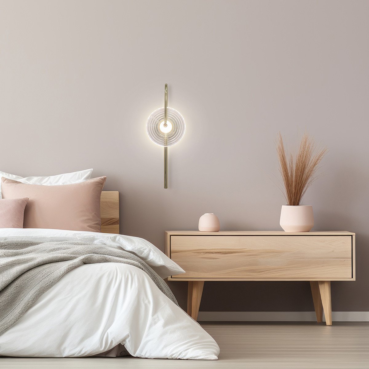 Kinkiet Plato transparentny LED CCT Light Prestige - obrazek 3