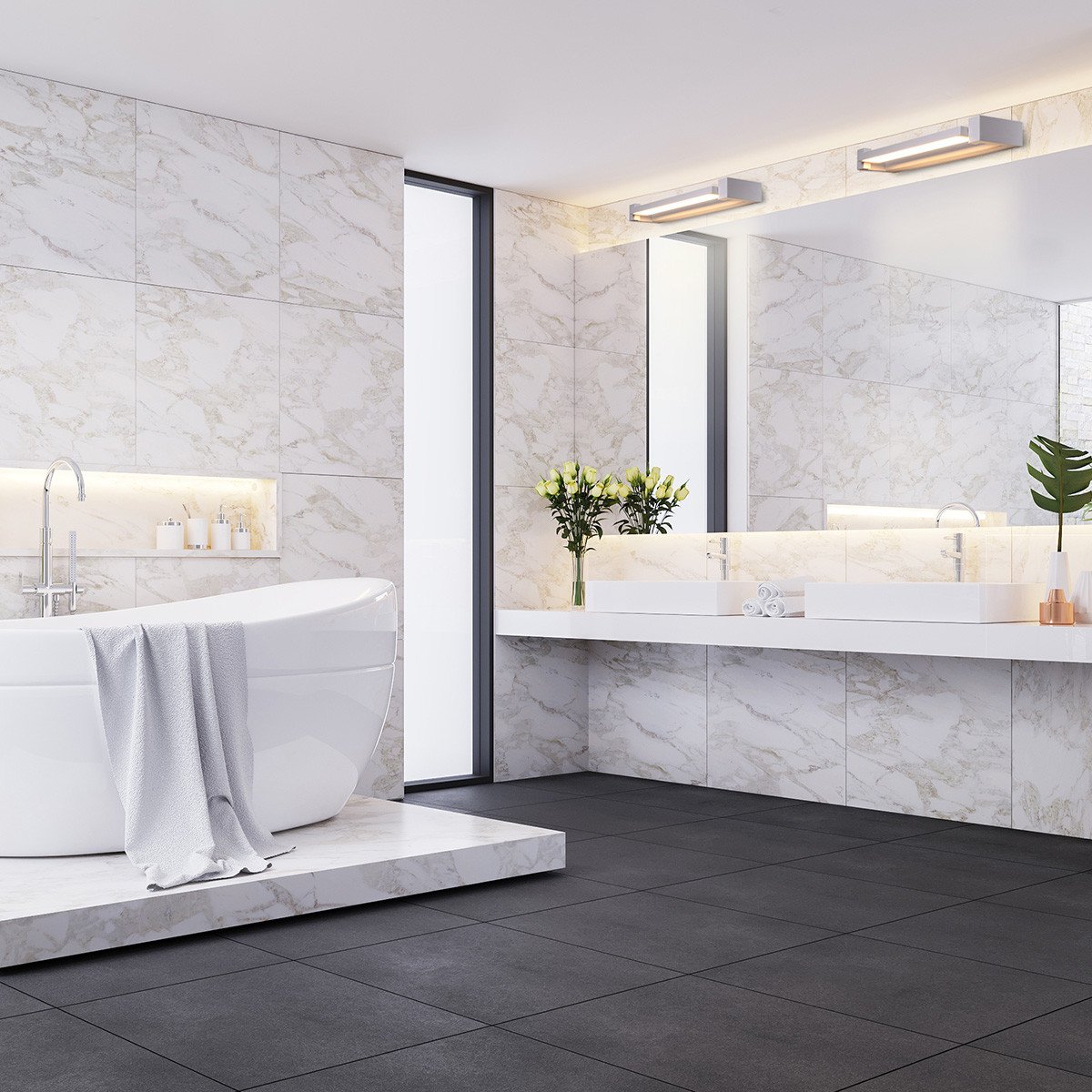 Kinkiet ruchomy Cargo biały IP44 LED 4000K Light Prestige - obrazek 2