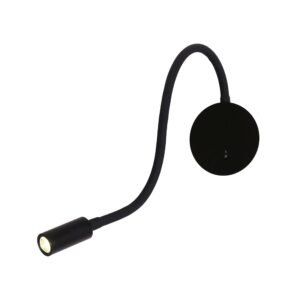 Kinkiet na elastycznym wysięgniku Senise czarny LED 3000K Light Prestige