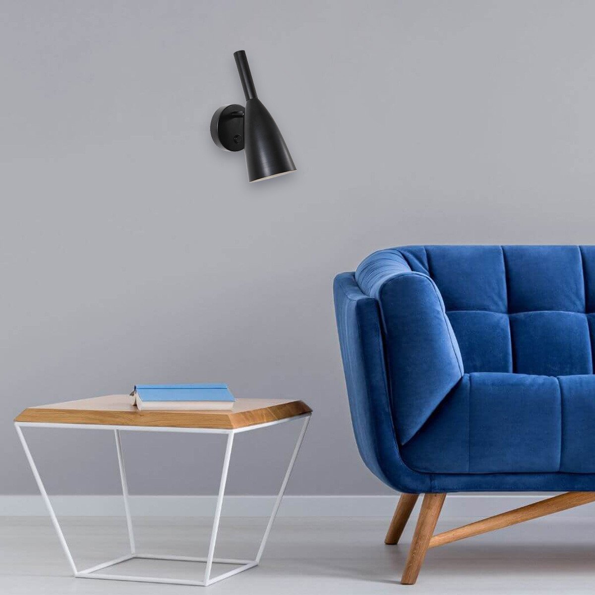 Kinkiet Solin czarny 1xE14 Light Prestige - obrazek 2