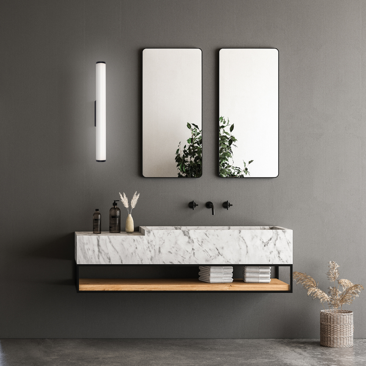 Kinkiet Vena 60 cm czarna LED CCT Light Prestige - obrazek 2