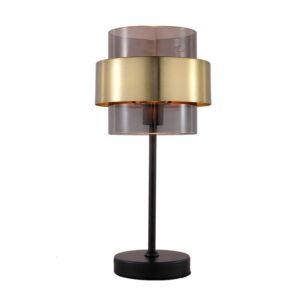 Lampa stołowa Miele biurkowa czarna 1xE14 Light Prestige