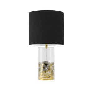 Lampa stołowa Sunflower czarno - transparentna 1xE27 Light Prestige