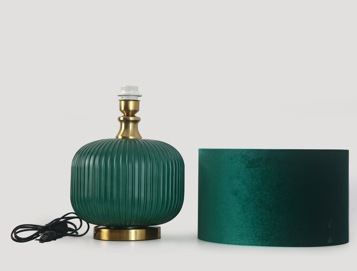 Lampa stołowa Tamiza 48 cm zielona 1xE27 Light Prestige - obrazek 11