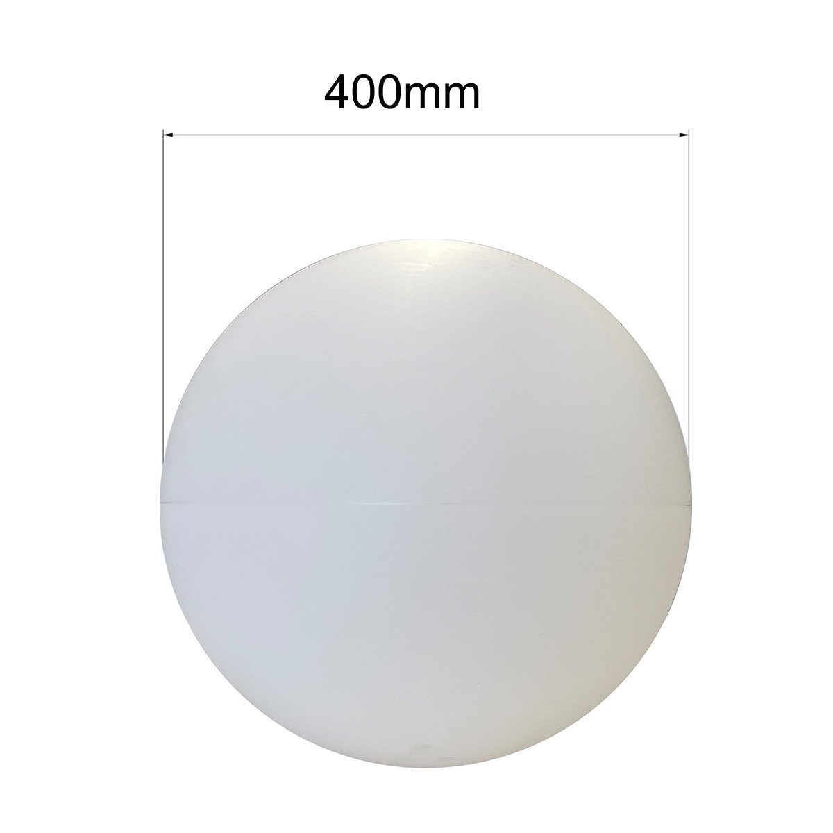Lampa ogrodowa Gaja 40 cm biała 1xE27 Light Prestige - obrazek 9