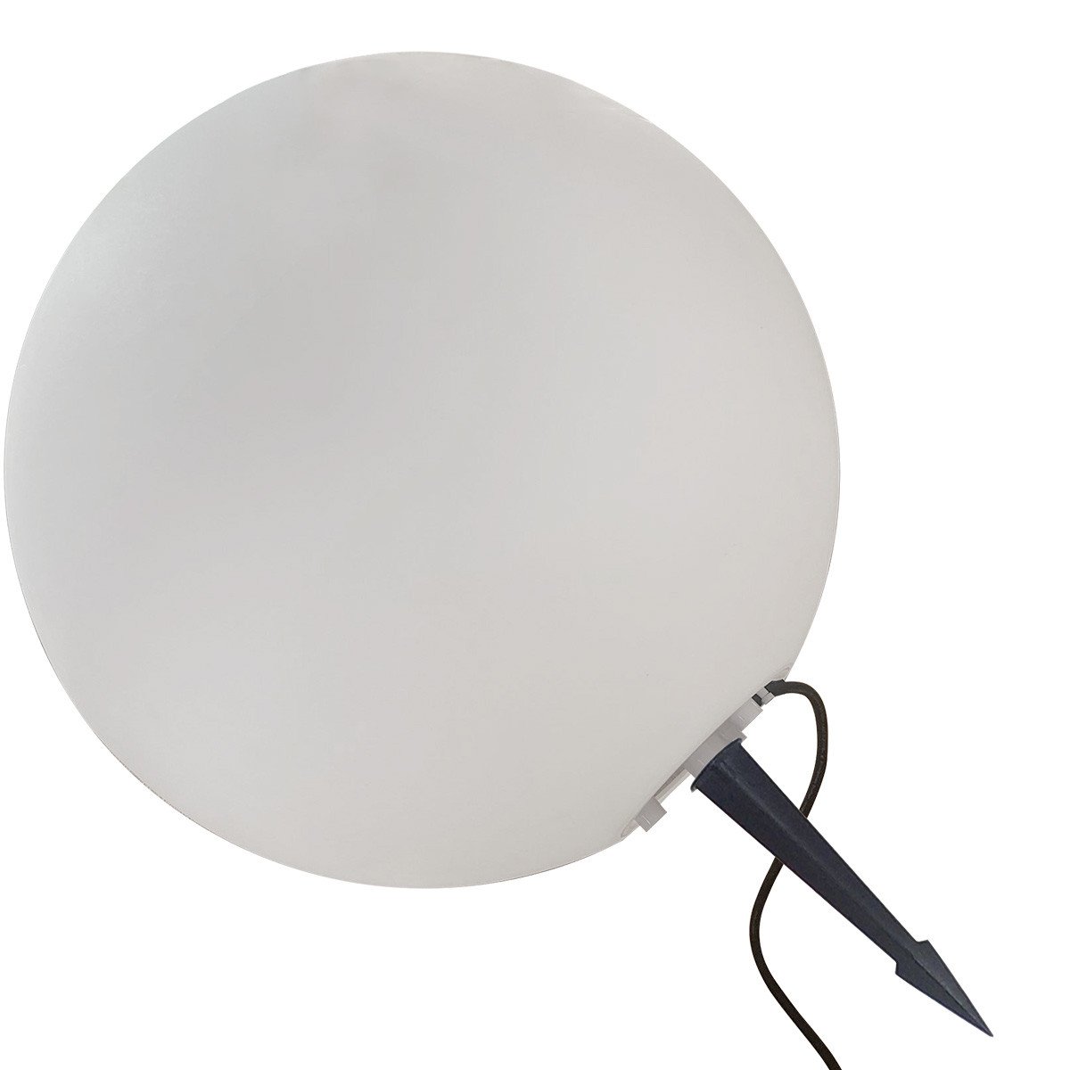 Lampa ogrodowa Gaja 50 cm biała 1xE27 Light Prestige